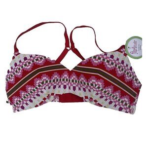Flirtitude Snow Fair Isle My Fave Lounge Wireless Bra Size 32B